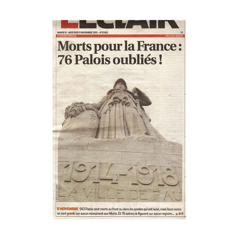 Article 11/11/2015 - L'Éclair